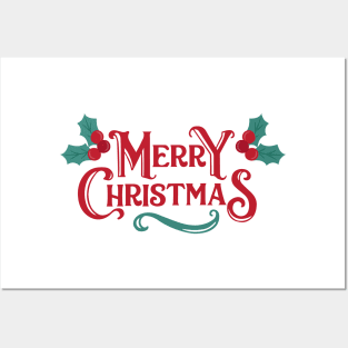 Merry christmas Posters and Art